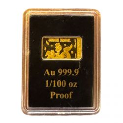 Iles Solomon - 10 Dollars 2023 - Picsou/Scroodge - Or 0,5g 0,999 - FDC