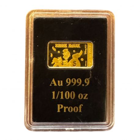 Iles Solomon - 10 Dollars 2023 - Picsou/Scroodge - Or 0,5g 0,999 - FDC