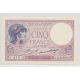 5 Francs Violet - 1.06.1933