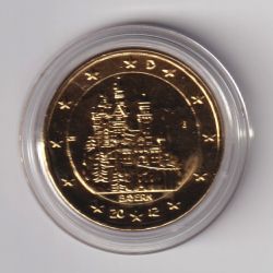  Allemagne - 2 Euro 2012 - Bayern - version dorée