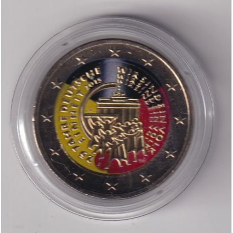  Allemagne - 2 Euro 2015 - 25ème anniversaire de la réunification allemande - en couleur