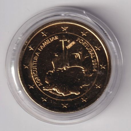 Portugal - 2 Euro 2014 - agriculture familiale - finition dorée