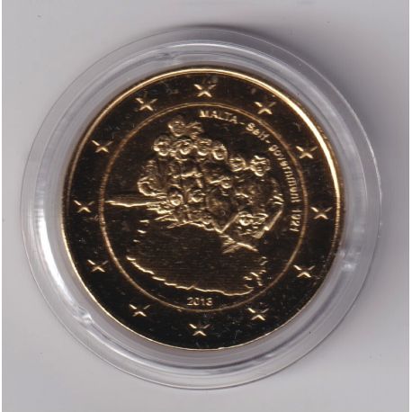 2€ Malte 2013 - Histoire constitutionnelle 1921 - finition dorée