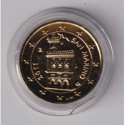 St marin - 2 Euro 2011 - finition dorée