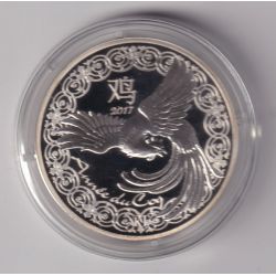 10 Euro 2017 - Année du coq/Fables de la Fontaine - argentt