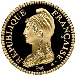 100 Francs Or - 2000 - Liberté au bonnet de Dupré - Or 17g 0,920 - Belle épreuve