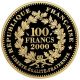 100 Francs Or - 2000 - Liberté au bonnet de Dupré - Or 17g 0,920 - Belle épreuve
