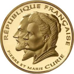 500 Francs Or - Pierre et Marie Curie - 1997 - Or 17g 0,920 - Belle épreuve 
