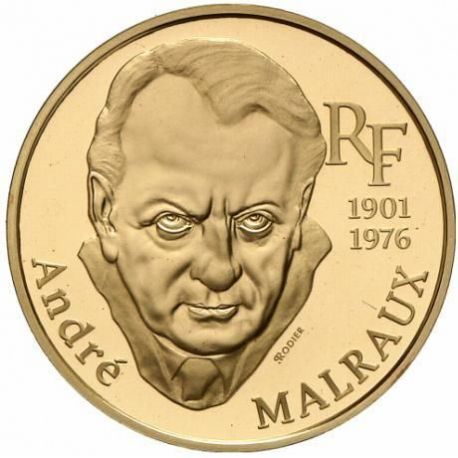 500 Francs Or - André Malraux - 1997 - Or 17g 0,920 - Belle épreuve 