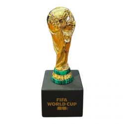 Statuette Coupe du monde de Football 2026 - 1 Once argent plaqué or - FIFA 2026 - 2.026 ex - 47mm