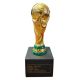 Statuette Coupe du monde de Football 2026 - 1 Once argent plaqué or - FIFA 2026 - 2.026 ex - 47mm