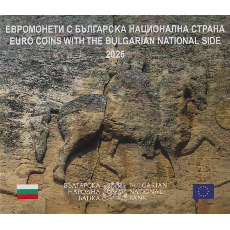 Bulgarie - Coffret Brillant universel 2026 - 1 Cent à 2 Euro