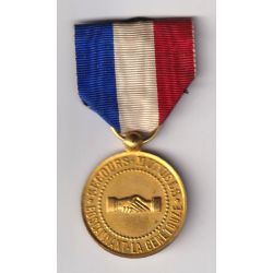 Médaille - Société secours mutuels - Boscamnant la genetouze - ordonnance