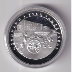 Médaille - Norvège 1 krig 1940-1945 - N°1 Nordmenn i tysk fangenskap - argent 20g 0,999 - 39mm - FDC