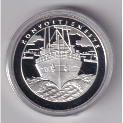 Médaille - Norvège 1 krig 1940-1945 - N°3 Konvoitjeneste - argent 20g 0,999 - 39mm - FDC