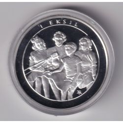 Médaille - Norvège 1 krig 1940-1945 - N°12 I Eksil - argent 20g 0,999 - 39mm - FDC