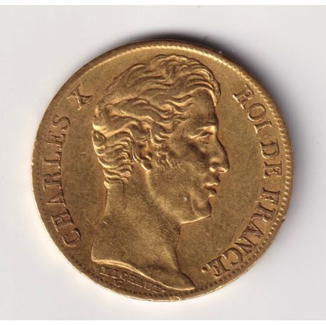 Charles X - 20 Francs Or - 1825 A Paris - TTB