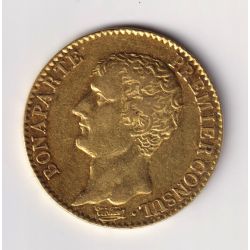 Bonaparte 1er consul - 20 Francs Or - AN 12 A Paris - TB+