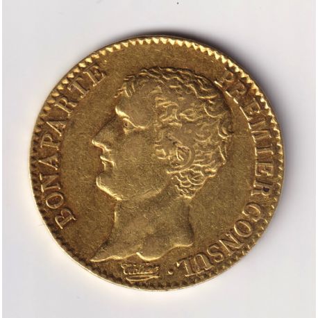 Bonaparte 1er consul - 20 Francs Or - AN 12 A Paris - TB+
