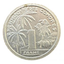 Comores - 1 Francs 1964 Essai - alu - SPL+