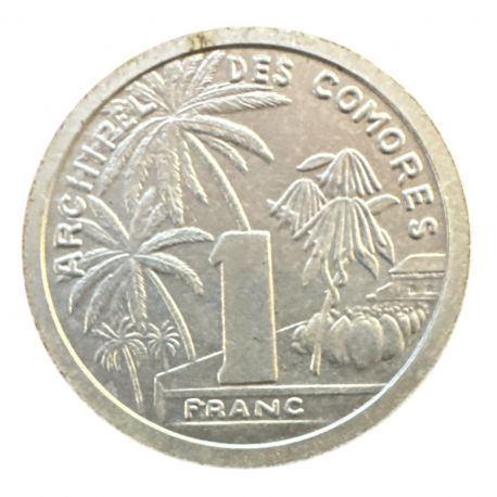 Comores - 1 Francs 1964 Essai - alu - SPL+