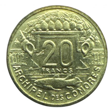Comores - 20 Francs 1964 Essai - bronze-alu - SPL+