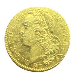 Louis XV - Double louis d'or au bandeau - 1746 X Amiens - or 16,34g - TTB+