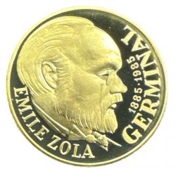 100 Francs Or - 1985 - Emile Zola - Germinal - Or 17g 0,920 - Belle épreuve