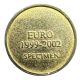 Jeton - Euro 1999-2002 Specimen Pays-bas - laiton - 23mm - TTB+
