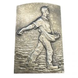 Plaquette -  Le groupe des compagnies d'assurances LE MONDE - 1931-1956 - argent 85,87g - Graveur René Baudichon - TTB+