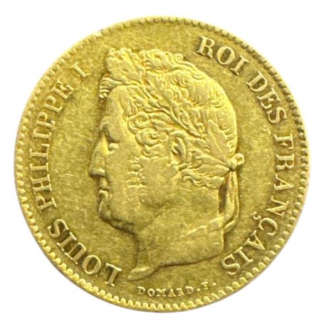 Louis Philippe I - 40 Francs Or - 1832 A Paris - TB+