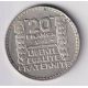 20 Francs Turin - 1933 - rameaux longs - TTB