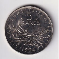 5 Francs Semeuse - 1994 dauphin - SPL