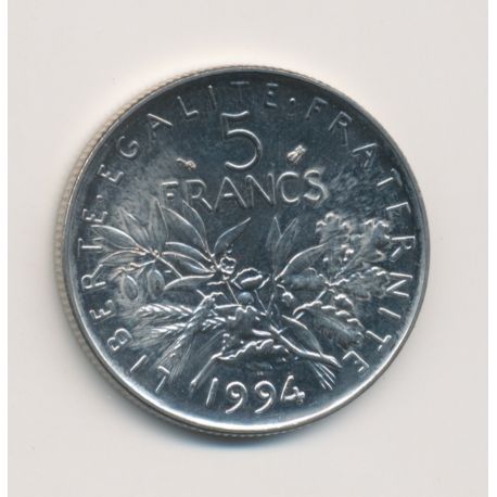 5 Francs Semeuse - 1994 - abeille