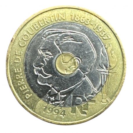 20 Francs Pierre de coubertin - 1994 - TTB+