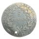 Napoléon empereur - 5 Francs - AN 13 I Limoges - B/TB - monnaie trouée
