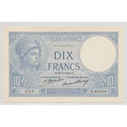 10 Francs Minerve bleu - 30.06.1932