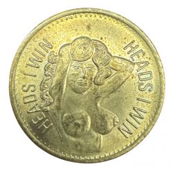 Jeton - Pile ou Face - Heads i win or tails tou loose - sexy girl - laiton