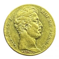 Charles X - 20 Francs Or - 1826 W Lille - TTB