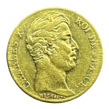 Charles X - 20 Francs Or - 1826 W Lille - TTB