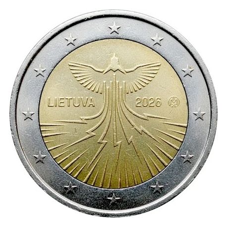 2€ Lituanie 2026 - ville de Kaunas