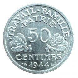 50 Centimes État Français - 1944 C - SPL