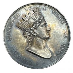 Jeton - Conseil municipal - Ville de Lyon - argent 25g - TTB+