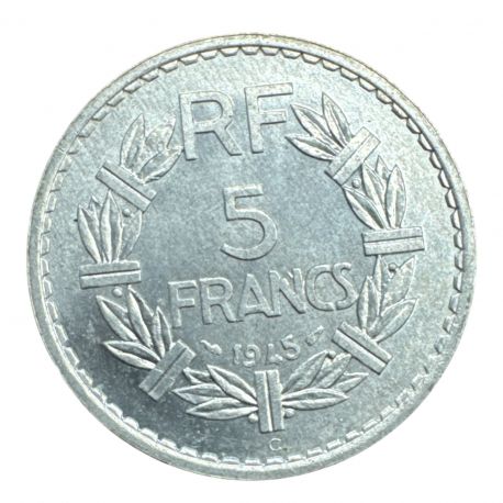 5 Francs Lavrillier - 1945 C - SPL