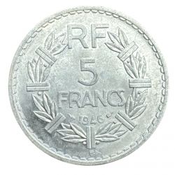 5 Francs Lavrillier - 1946 B - SUP+
