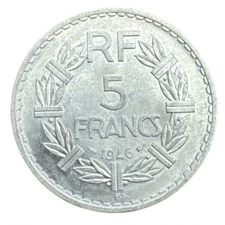 5 Francs Lavrillier - 1946 B - SUP+