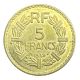 5 Francs Lavrillier - 1939 - bronze-alu - TTB+