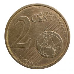 Monnaie Fautée - 2 Centimes Euro - double face commune - TTB+