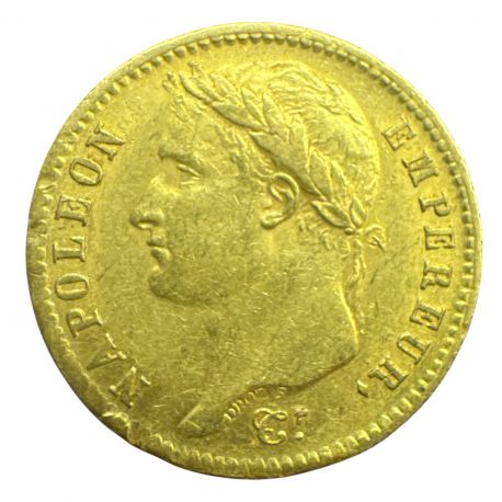 Napoléon empereur - 20 Francs Or - 1808 A Paris - TTB+