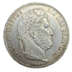 5 Francs Louis philippe I - 1834 H La rochelle - Tranche en relief - TTB+